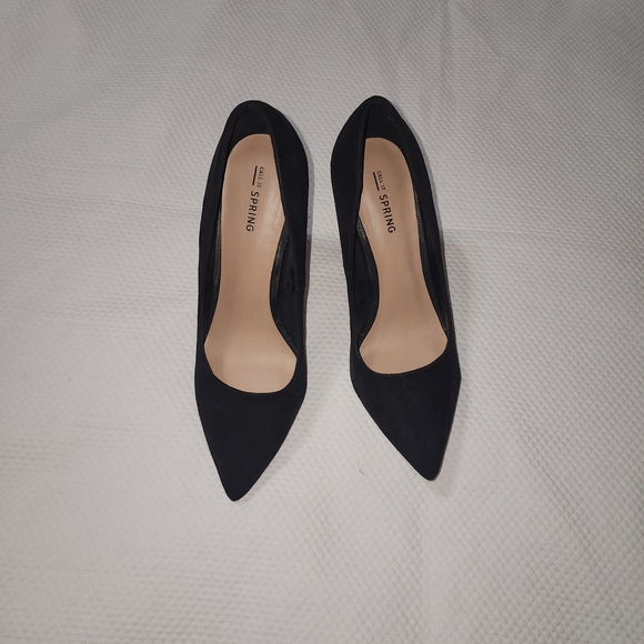 Call It Spring Elegant Black Heels - Picture 1 of 7